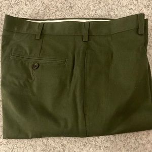 New pair of olive green chinos